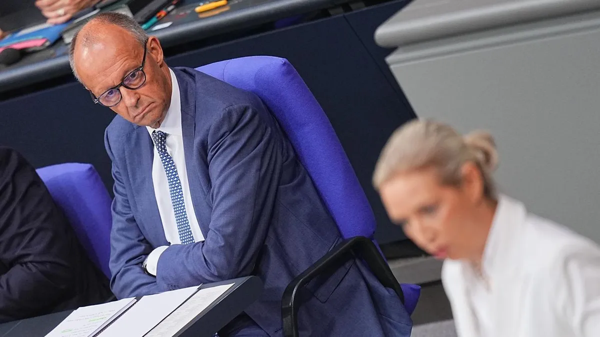 Merz and Weidel Face Off in Bundestag After Saxony-Anhalt Election