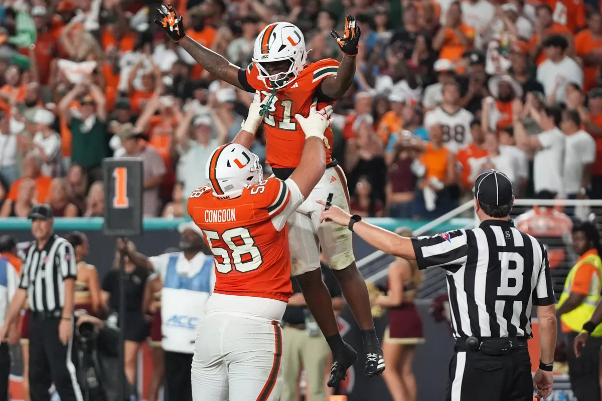 Miami Takes AP Top 25 Spot for First Time Since 2002