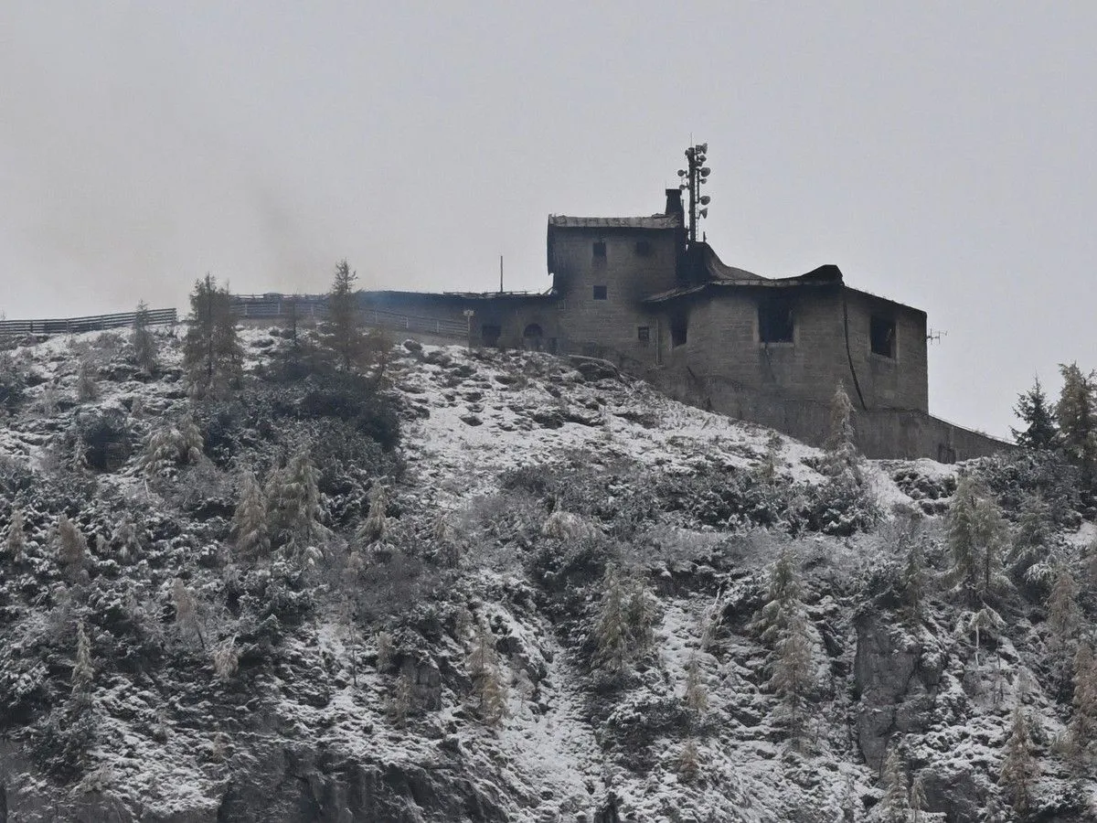 Fire destroys Hitler's former mountain retreat in Bavaria, suspect detained