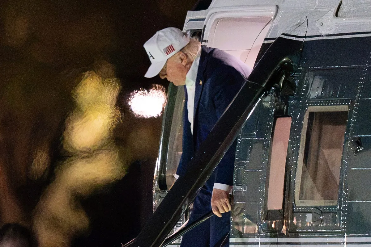 Trump yeni helipadı açtı, TV kanalları boykot etti