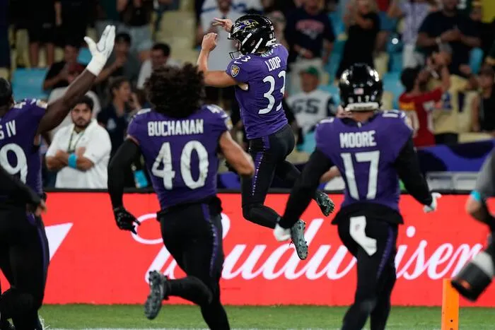 Ravens edge Cowboys 34-31 on Loop's 56-yard field goal in Rio